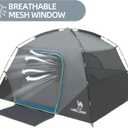 CAMEL CROWN Tents for Camping 4/8 Person Waterproof Tent Quick Setup Folding Outdoor Backpacking Tents Family Hiking
