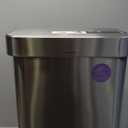 simplehuman 45 Liter / 12 Gallon Rectangular Hands-Free Kitchen Step Trash Can with Soft-Close Lid, Brushed Stainless Steel