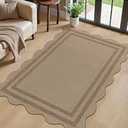 Rugs.com Outdoor Aztec Collection Rug – 3' x 5' Natural Flatweave Rug Perfect for Living Rooms, Large Dining Rooms, Open Floorplans