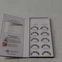 FlutterHabit Water Lily Lash Clusters for Women, Salon Quality At Home Eyelashes Extension Kit, 6 Lash Sets, No Lash Glue Included