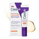 CeraVe Skin Renewing Vitamin C Eye Cream, Vitamin C, Hyaluronic Acid, Ceramides & Caffeine, Under Eye Cream For Dark Circles and Puffiness, Fragrance Free & Ophthalmologist Tested, 0.5 Fl. Oz : Beauty & Personal Care
