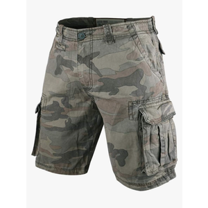 Men's Vintage Cargo Shorts Relaxed Fit Camouflage 100% Heavy Cotton, SIZE 33