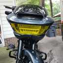 Front Headlamp Protection Cover Motorcycle Headlight Lens Guards Fit for Harley CVO Road Glide FLTRXSE 2023-2025 FLTRXST 2024-2025 (Yellow)