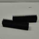 Bird Spikes, 20 Packs Bird Deterrent, Raccoon for Outdoor Repelling Reptiles, Squirrel Spikes for Fences and Roofs to Keep Birds Away18.7Feet (Black)