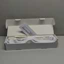 AJAZZ 100% Blackout Magnetic Door Curtain Patio Door Curtain Invisible Folding Door for Bedroom Living Room Accordion Doorway Curtains Sets Included Tracks (1Panel, 43W x 79 L, White)