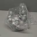 Christmas Ball Ornaments - 43pcs Shatterproof Christmas Tree Decorative Hanging Ornaments with Loop for Xmas Holiday Party Wreath Home Decoration (Silver)