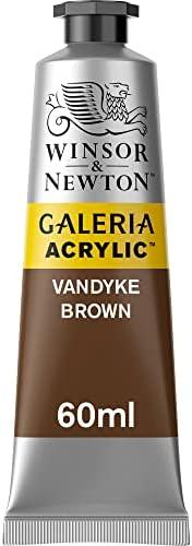 Winsor & Newton Galeria Acrylic Color, 60ml (2-oz) Tube, Vandyke Brown