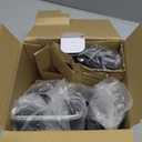Panasonic Cordless Phone 2 Handsets System Expandable with Amber Backlit Display KX-TGC352B (Black)