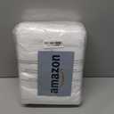 MRJ 6 Pack 90 Inch Round White Tablecloth Washable Polyester Fabric for Wedding Banquet Holiday Party Table Cover