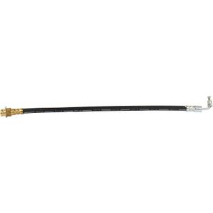 4LIFETIMELINES 3/16" x 18" Rubber Brake Hose – 3/8-24 Male to Female Swivel Fitting | DOT Approved, SAE J1401 Compliant | Universal Trailer & Vehicle Brake Line Replacement