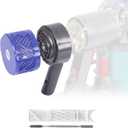 Motor Rear Cover + Post HEPA Filter Compatible with Dyson V6 DC58 DC59 DC62 DC72 DC74 SV03 SV04 SV05 SV06 SV07 SV08 SV09 Vacuum Cleaner, Upgrade V6 Replacement Parts (Grey)