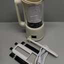 8-in-1 Automatic Nut Milk Maker Machine, 34oz Heated Plant-Based Milk Machine with Auto-Clean, 10-Blade System for Creamy Almond, Oat, Soy & Dairy-Free Milk, 12H Timer (Beige)