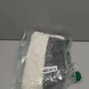 Soft Cotton Boho Throw Pillow Covers Set of 2, Natural White/Contrast Charcoal 22x22 Inch, Grey Farmhouse Decorative Cushion Covers for Sofa Bed Living Room Home Decor