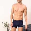 DAVID ARCHY Men's Trunks Underwear Cotton Modal Soft Breathable No Ride Up Pouch Underwear 3,4 or 6 Pack (Black/Navy Blue/Wine Red-3 Pack-d)