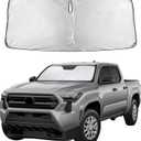 EcoNour Windshield Sunshade Compatible for Toyota Tacoma 2016-2024 2025 2026, SR, SR5, TRD Sport, TRD Off-Road, Limited, TRD Pro Sun Visor for Front Window Sun Shade Cover, UV Blocker, Car Accessories