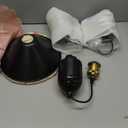 Adjustable Height H Type Track Lighting Pendants 4 Ft Industrial Style Black Metal Instant on Auto Retractable Track Mount Pendant Light Decorate for Kitchen Island Customizable