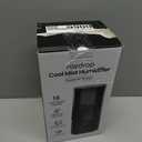 raydrop Humidifiers for Bedroom, Cool Mist Humidifiers for Babies, 1.70L Quiet Ultrasonic Humidifier, Space-Saving, Filterless, Auto Shut Off - (0.45 Gallon, US 110V) (1.7L Standard Black)