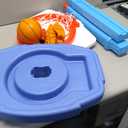 Toddler Basketball Hoop with Electronic Scoreboard/LED Rim/3 Balls, Adjustable Height Indoor Mini Basketball Hoop for Kids 1-3, Outdoor Poolside Sport Toy, Birthday for Boys Girls