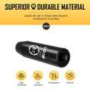 4 x BOEN 1/2" Drive Deep Impact Socket,3/8 Inch Premium Socket,SAE,6 Point,Cr-V Steel with Laser Marking - Strong and Durable (9.5 mm)