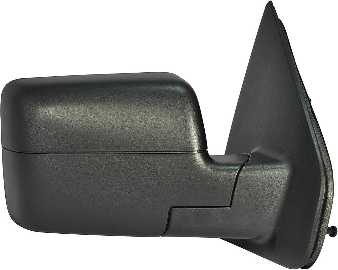 Dependable Direct Passenger Side Mirror Fits Ford F-150 2004, 2005, 2006, 2007, 2008 – Power Remote, Non-Heated, Non-Folding and Unpainted – Right Rear View Door Mirror OEM Replacement Parts FO1321233