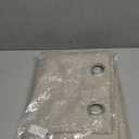 Room Darkening Curtains 72 Inches Long, Grommet Thermal Insulated Blackout Curtains with Wave Line and Dots Printed for Bedroom, 2 Panels, Each 42 x 72 Inch, Beige