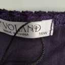 Zeagoo Women's Plus Size V Neck Long Sleeve Midi Party Dress Lady Strench Club Dress Purple, 16Plus