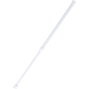 Shower Curtain Rod Rails Pole Retractable Rods Door for Decorative White Pole Shower Curtain Rods