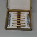 Goo-Ki Champagne Bronze Zinc Alloy Cabinet Handles - 3'' (76mm) Hole Center Affordable Luxury Cabinet Pull Hardware for Bedroom, Kitchen, 6 Pack