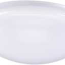 Cabilock Replacement Mushroom Shade - 10in Ceiling Lamp Shade, Round Lampshade Accessories, Plastic Shade Pendant for Bedroom Balcony Kitchen Bathroom Home Office (27.00X27.00X4.50CM)