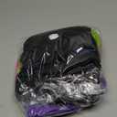 Teamoy 4pcs Washable Female Dog Diapers, Reusable Doggie Diaper Wraps for Female Dogs, Super-Absorbent and Comfortable, Medium (Black+ Purple+ Green+ Rose Red (4pcs))