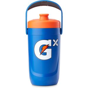 Gatorade Gx Performance Jug, 64oz, Leakproof, Non Slip Grip, Great for Athletes, Blue