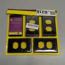 Bates- Black Outlet Covers - 10 Pack Duplex Receptacle Covers, Wall Outlet Cover, Electric Outlet Cover Plate