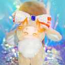CALEMBOU Plush Doll Blind Box, Tutulong Fantasy Creatures Series Vinyl Plush Mystery Toys, Kawaii 1 of 6 Possible Stuffed Soft Anime Plushies Christmas Birthday for Girls (Crystal Illusion Series)