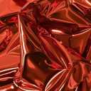 Luvfabrics Chrome Mirror Glossy Vinyl Fabric for Shoes Bags Clothing Upholstery Sewing (Red)
