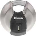 Master Lock M50XD Magnum Heavy Duty Stainless Steel Discus Padlock with Key (No Size)