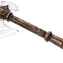 Amosfun Halloween Viking Cosplay Axe Props Halloween Pirate Axe Party Costume Accessory Photo Booth Props 15.74 Inch Multi