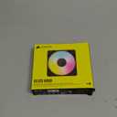 CORSAIR RS120 ARGB 120mm PWM Fan  Daisy-Chain Connection  Low-Noise  Magnetic Dome Bearing  Single Pack  Black