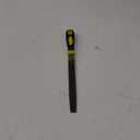 Uaorexplo 8in Flat Hand Metal File, Total 12in Length, Ergonomic Rubberized Handle, Uniform Teeth, Strength High Carbon Steel, perfect for Long Time Use for Trimming, Sharping Metal, Stone, Wood, etc.