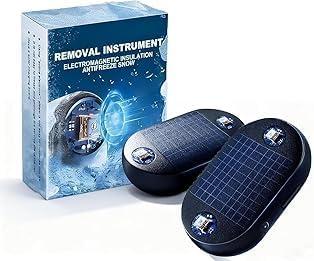 Electromagnetic Snow Melter, Car Interference Antifreeze Device, Antifreeze Electromagnetic Car Snow Removal Device, Anti Freeze Device for Cars, Defroster for Car Windshield, Antifreeze Device (2pcs)