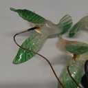 Hummingbird Solar Wind Chimes Outdoor Color Changing LED Solar Chimes Light Birthday Gifts for Women Garden Gifts for Mom Grandma Mothers Day Memorial Wind Chimes (Green Hummingbird)