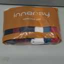 INNERSY Womens Underwear Cotton Hipster Panties Regular & Plus Size 6-Pack (Large, Scarlet Navy)