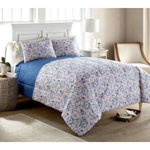 Thermee Micro Flannel Twin-Size Comforter Set, Plush, Soft and Warm Bedding, Machine Wash & Dry, Floral Garden Thermee Micro Flannel Twin-Size Comforter Set, Plush, Soft and Warm Bedding, Machine Wash & Dry, Floral Garden