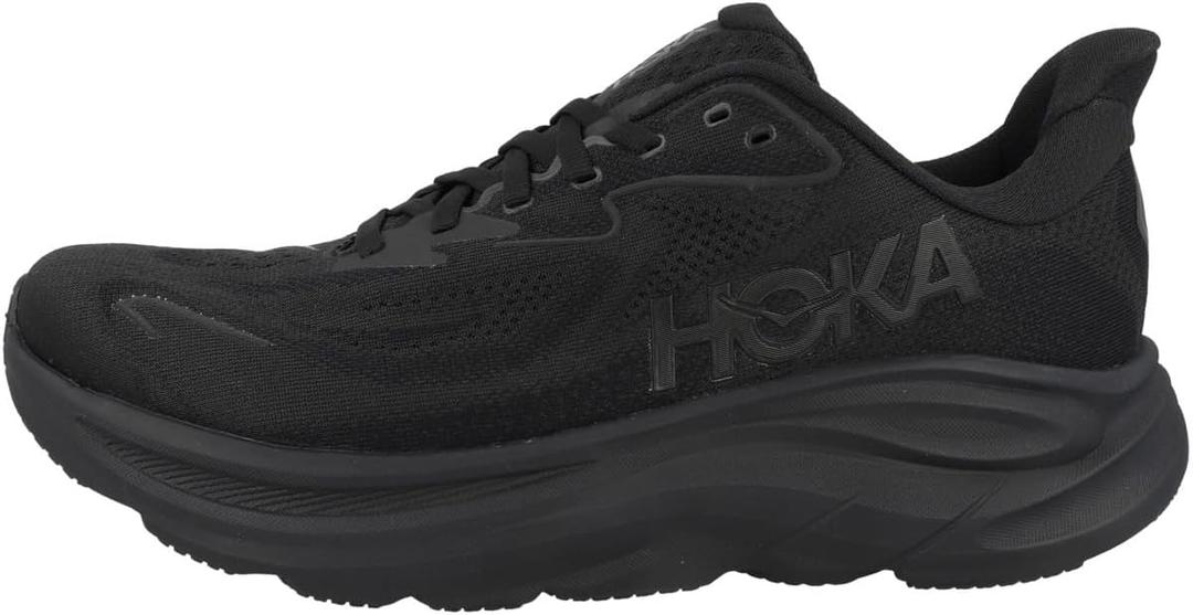 Clifton 10 Men's Running Shoes - Black , Size: 8.5B
