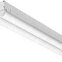 Lithonia Lighting 2 Light LED Strip Light, 4 Foot LED Ceiling Lighting Fixture, 4500 Lumens, 4000K, 80CRI, 35W, Kitchen and Garage Use (MNSL L48 2LL MVOLT 40K 80CRI M6)