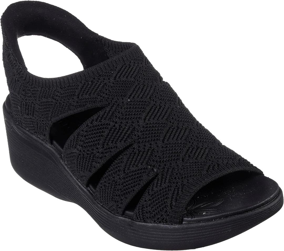 Skechers Women's Pier-lite - Memory Maker (9, Black/Black)