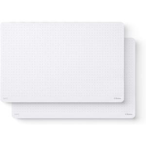 Notsu Dot Grid Desk Notepad 2 Pack | Minimalist Dotted Memo Mouse Pads with Premium Thick Paper, Small 5.5" x 8.5"
