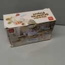 Lehoo Castle Wooden Play Food Sets for Kids Kitchen, Food Toys for Toddlers 3+ Year Old, Pretend Food Play Kitchen Accessories, Cutting Fruits Vegetables Toys, Gift for Boys Girls