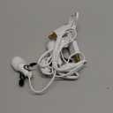 Leelosp Accessory Cord with Replacement Light Bulbs, 120V 0.7W Blow Mold Light Cords with Double Spare Fuse for Dept 56 Christmas Village Crafts Projects Decor (2 Pack)