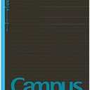 KOKUYO Campus Todai Series Pre-Dotted Notebook, Semi B5 Pre-Dotted-Line 30 Sheets-60 Pages, Pack of 5 Limited Dark Colors 5 Notebooks (7mm).
