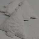 Shappy 3 Pcs Winter Tree Pillows Pine Stuffed Tree Shaped Cute Soft Throw Decorative Cute Pillows for Winter Party Outdoor Home Cushion Decorations, (White)